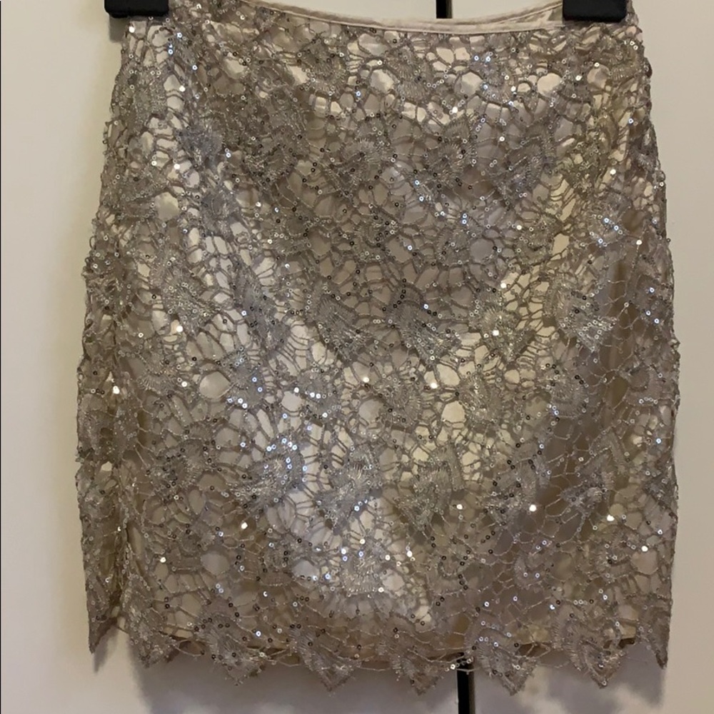H&M Sequined Mini Skirt